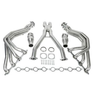 97-04 Chevy Corvette 5.7L V8 Long Tube Exhaust Manifold Header with X-Pipe