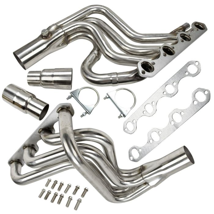 Stainless Exhaust Header for 87-96 Ford F150 F250 Bronco 5.8L V8