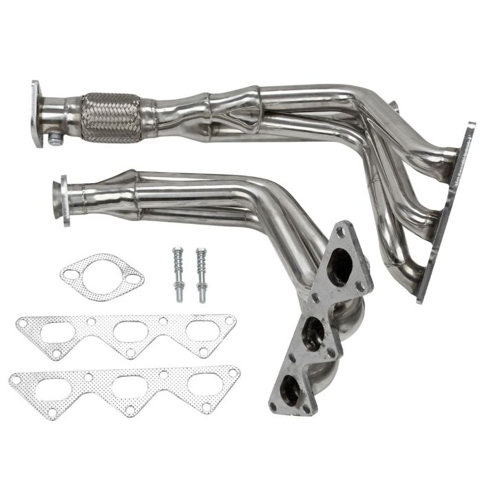 Stainless Exhaust Header for 1991-1999 Mitsubishi 3000GT 1991-1996 Dodge Stealth 3.0L V6 DOHC