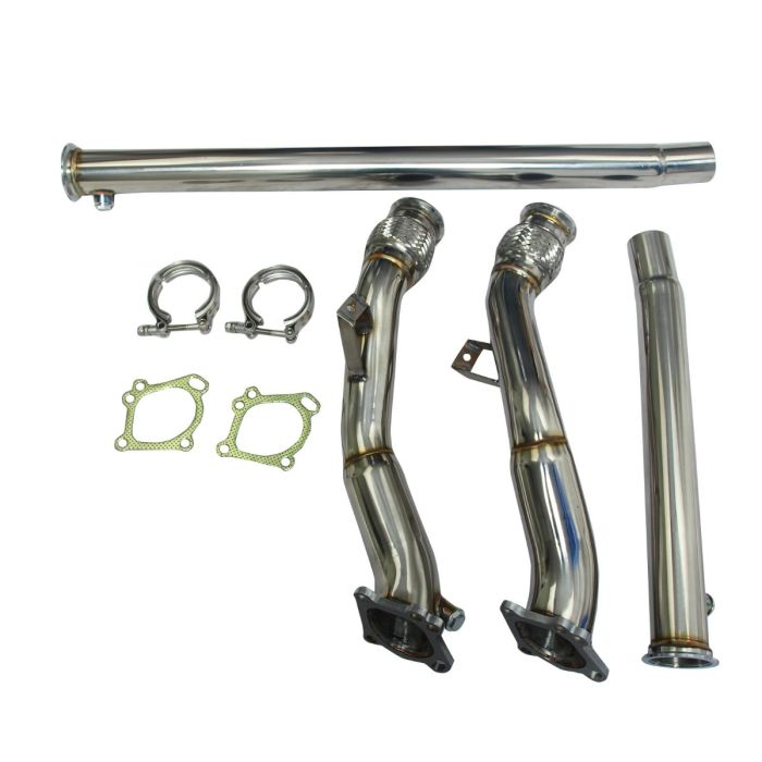 Catless Turbo Downpipe Exhaust for 1997-2004 Audi S4 B5 A6 Allroad C5 2.7L K04 RS6
