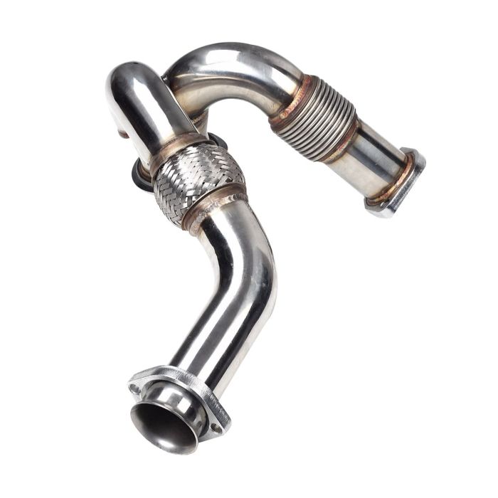 Turbo Y-Pipe Exhaust Up Pipe for 2003-2007 Ford 6.0L Powerstroke Diesel V8