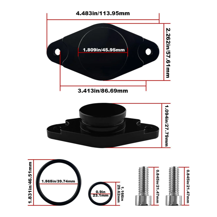 CCV PCV ReRoute Delete Kit 2011-2016 LML 6.6L Duramax