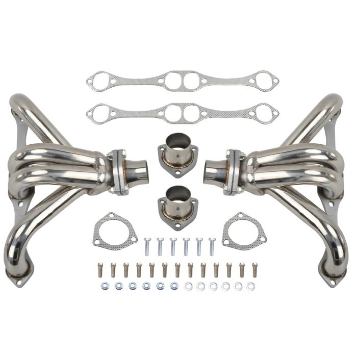 Exhaust Header for 1955+ Chevy Hugger SBC Small Block V8 262 265 283 305 327 350 400
