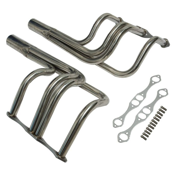 T-Bucket Roadster Long Tube Header for 75-02 Chevy Small Block V8 265-400