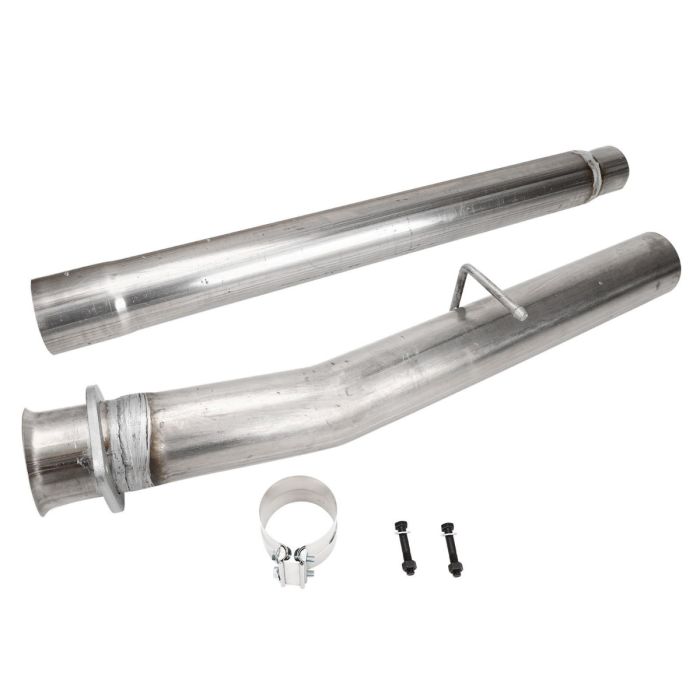 DPF & CAT Delete Pipe Exhaust 4Inch for 2008-2010 Ford F250 F350 F450 6.4L Powerstroke Diesel