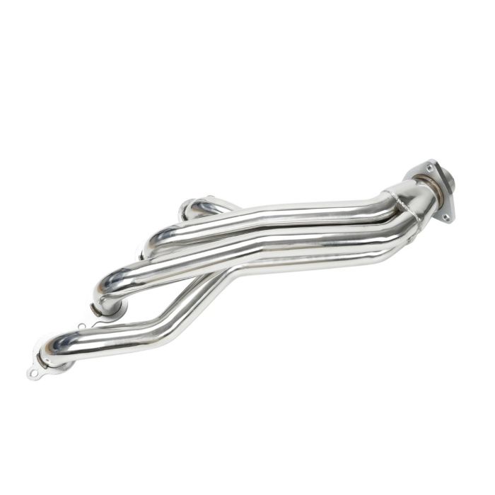 Long Tube Exhaust Header for 07-14 Chevy GMC Sierra 1500/2500/3500 4.8L 5.3L 6.0L 6.2L 2WD w/Y Pipe