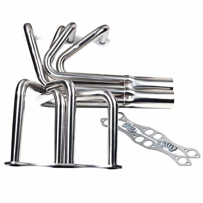 1955+ Chevy Small Block SBC 265-400 V8 Stainless Exhaust Header T-Bucket Sprint Roadster
