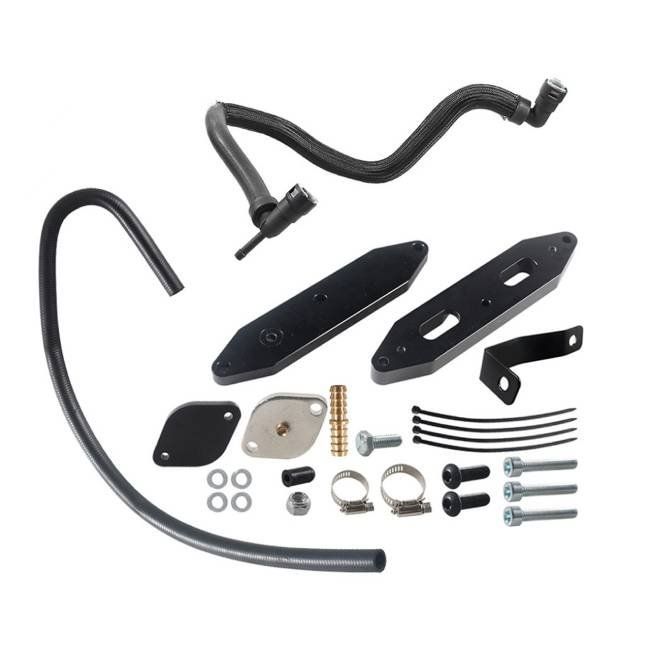 EGR Delete Kit w/Radiating pipe For 2011-2019 Ford Powerstroke 6.7L F250 F350 F450 F550