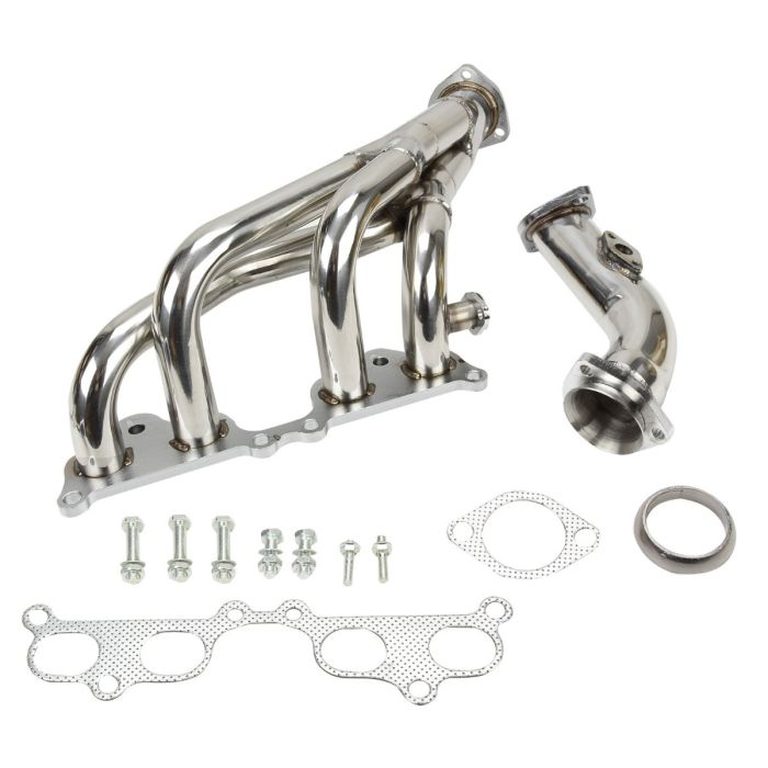 1995-2001 Toyota Tacoma 2.4L 2.7L L4 2DR RWD Stainless Exhaust Header 