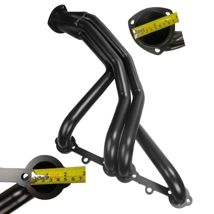Black Stainless Exhaust Header for 1963-1982 Chevy Chevrolet Corvette 5.7L V8